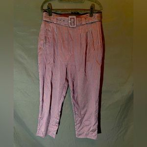 Anthropologie Stripped Trousers